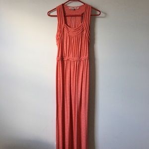pink maxi dress